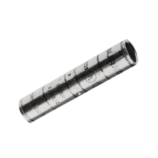 BURNDY® HYLINK™ YS2C Type YS Long Barrel Compression Butt Splice, 2 AWG Conductor, 2.82 in L, Long Barrel, Copper, Brown