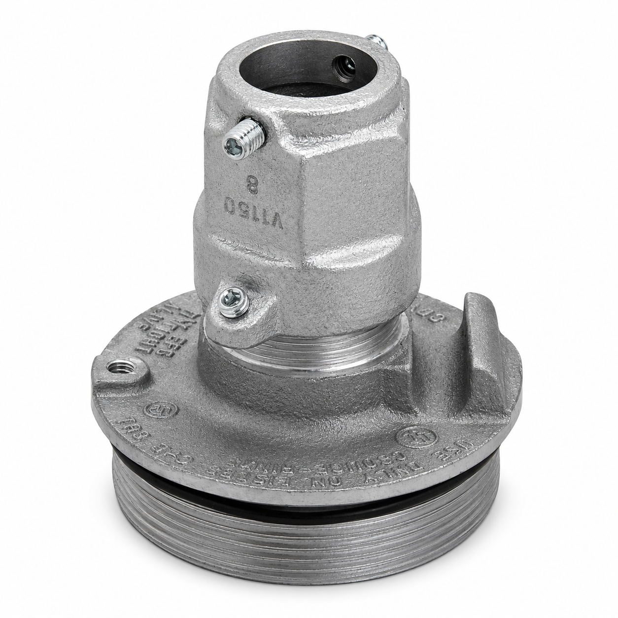 Eaton Crouse-Hinds® GUA0687 Condulet Fixture Cover, 3-Hub, 3/4 in. Stem, Copper-Free Aluminum
