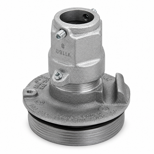 Eaton Crouse-Hinds® GUA0687 Condulet Fixture Cover, 3-Hub, 3/4 in. Stem, Copper-Free Aluminum