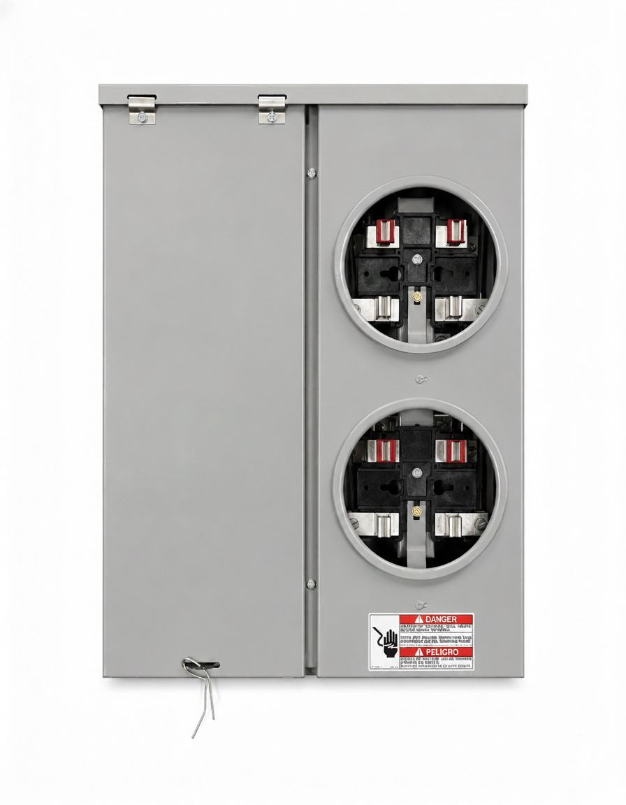 Circle Trading CT12GTFM Double Pull-Out Disconnect, 100A, Non-Fusible, Galvanized