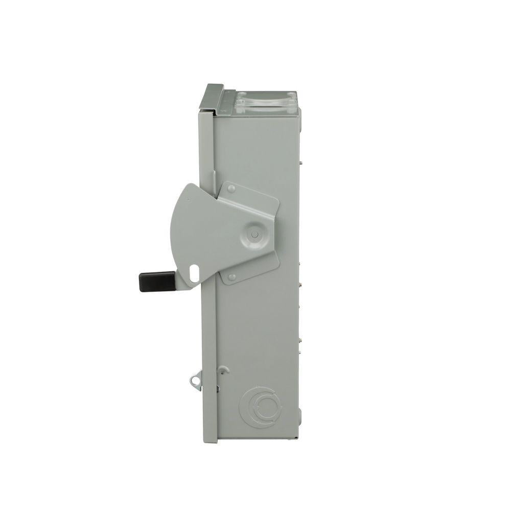 EATON DG322NRB DG Series Cartridge Fusible General Duty Safety Switch, 240 VAC, 60 A, 3 to 10 hp, 7-1/2 to 15 hp, TPST Contact, 3 Poles