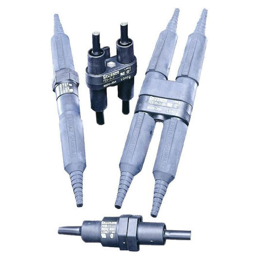 Mersen® FEB-11-21 In-Line Fuse Holder, 600V, 30A, 1-Pole, Crimp Terminal