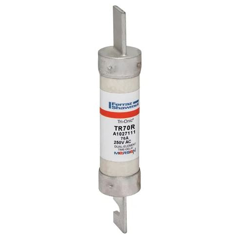 Mersen® TR70R Tri-Onic® Fuse, Class RK5 Time Delay, 250V, 70A