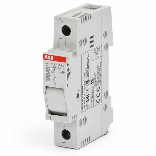 ABB 1-Pole PV Fuse Holder, 32A, 1000V DC