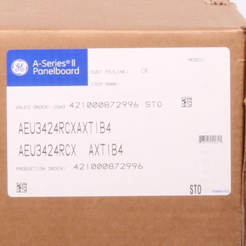GE Pro-Stock AEU3424RCXAXT1B4 A-Series II 3-Phase Interior Unassembled Lighting Panelboard, 277/480 VAC, 400 A, 3 Poles