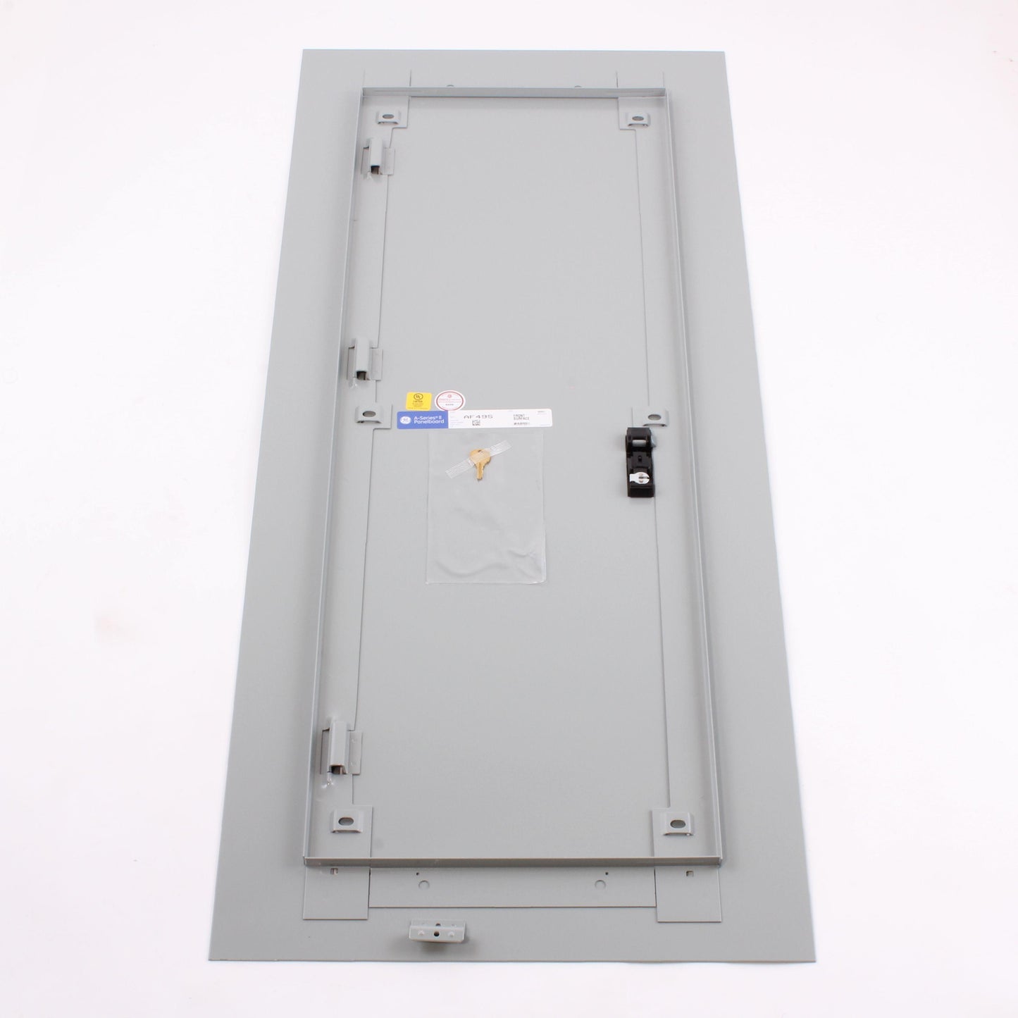 GE AF49S A-Series II Standard Panelboard Front Trim, 49-1/2 in L x 20 in W, For Use With A-Series II Pro-Stock Panelboard, Steel, Surface Mount