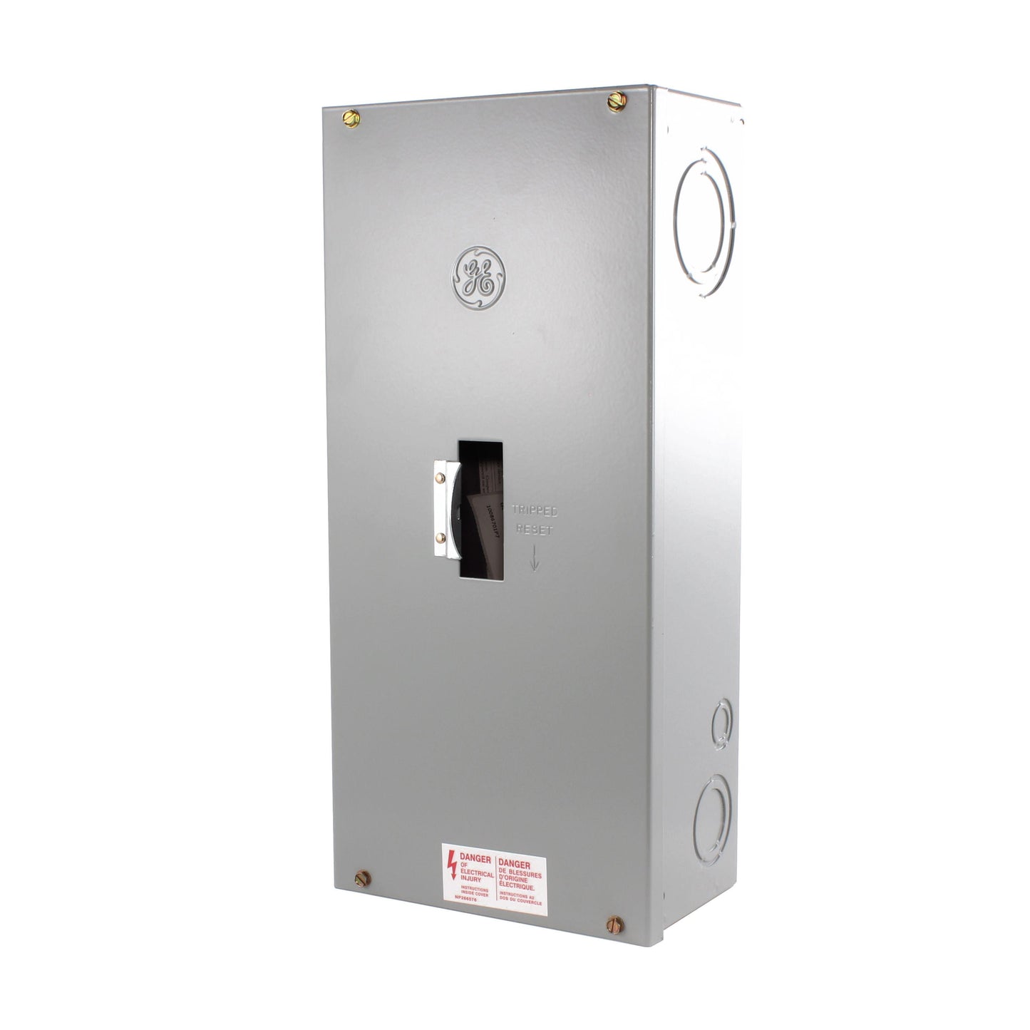 GE Spectra® RMS TE100S Circuit Breaker Enclosure, 7.9 in W x 4.7 in D x 17 in H, NEMA 1 NEMA Rating, Steel