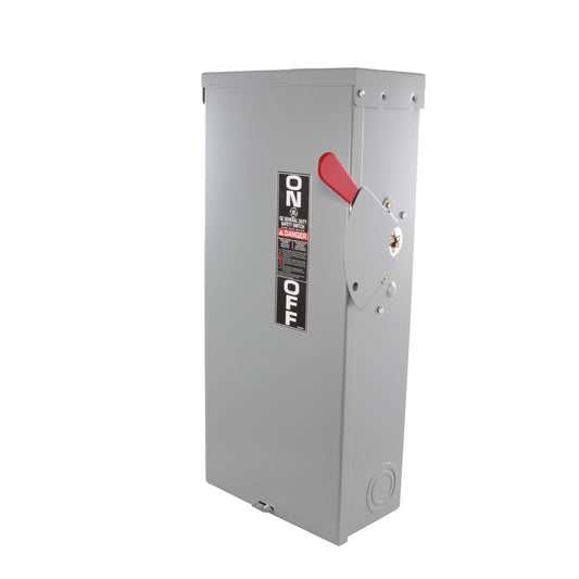 GE Spec-Setter TG3223R TG Series Fusible General Duty Safety Switch, 240 VAC, 100 A, 7-1/2 hp Standard Fuse/15 hp Time Delay, 2 Poles