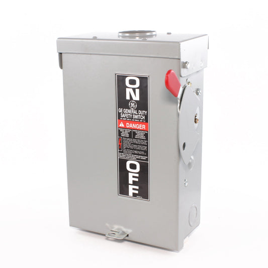 GE Spec-Setter TG4321R TG Series Fusible General Duty Safety Switch, 240 VAC, 30 A, 1.5 hp Standard Fuse/3 hp Time Delay, 3 Poles