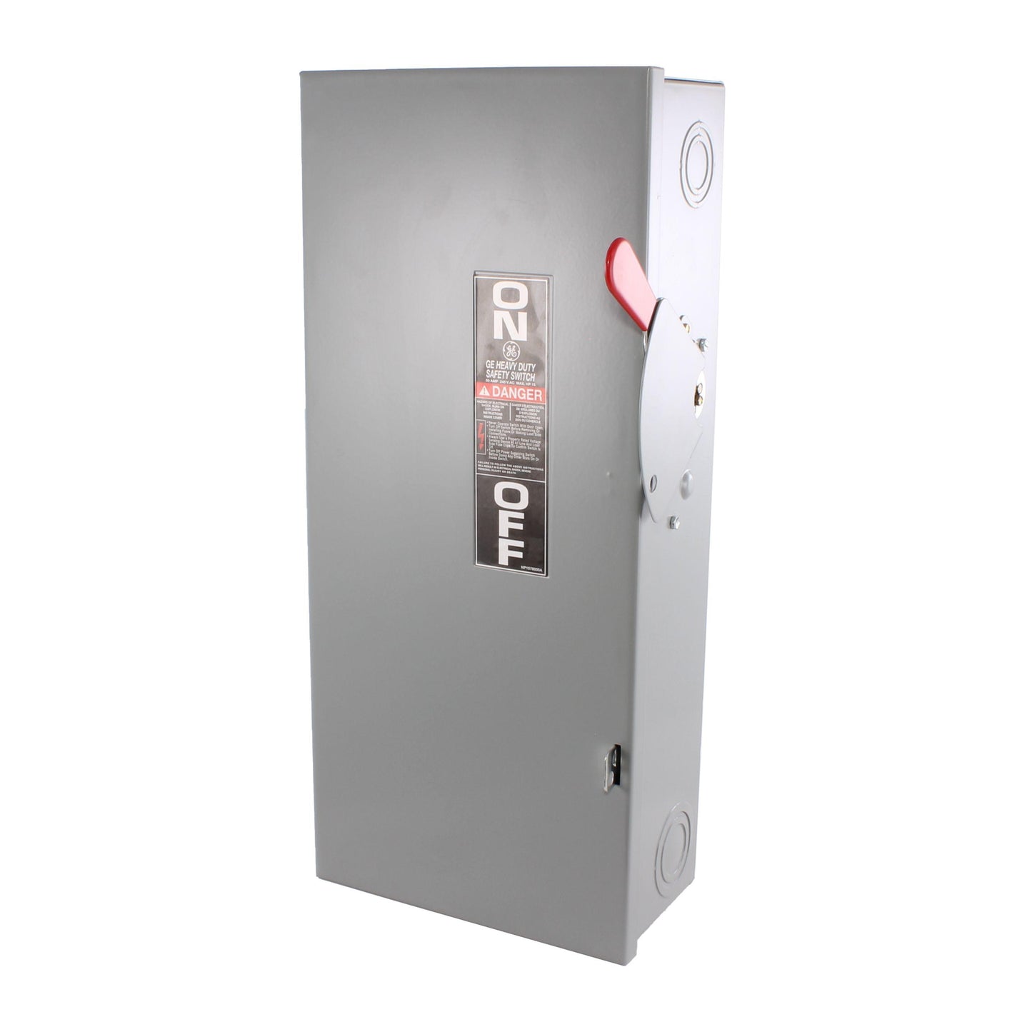 GE Spec-Setter TG4323 TG Series Fusible General Duty Safety Switch, 240 VAC, 100 A, 7-1/2 hp Standard Fuse/15 hp Time Delay, 3 Poles