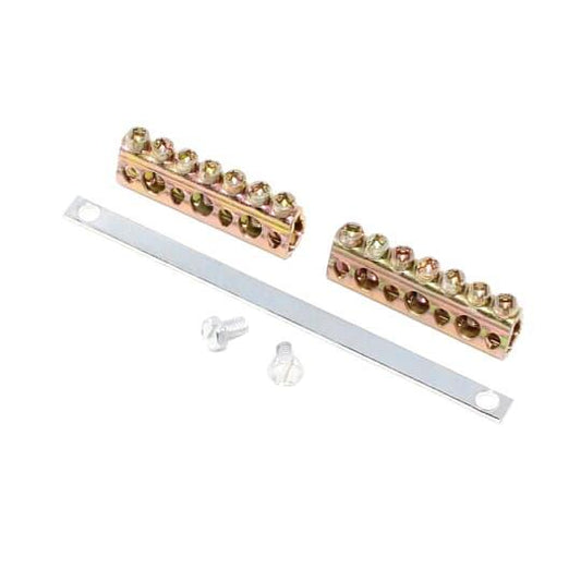 GE TGL2 Equipment Ground Kit, 5 in L, (8) 12 to 8 AWG, 14 to 8 AWG, (6) 6 to 4 AWG, 14 to 4 AWG Aluminum/Copper Conductor, 14 Terminals, For Use With PowerMark Gold and PowerMark Plus Loadcenter