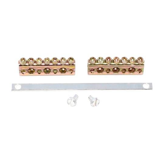 GE TGL2 Equipment Ground Kit, 5 in L, (8) 12 to 8 AWG, 14 to 8 AWG, (6) 6 to 4 AWG, 14 to 4 AWG Aluminum/Copper Conductor, 14 Terminals, For Use With PowerMark Gold and PowerMark Plus Loadcenter