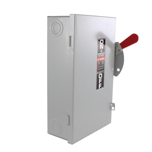 GE Spec-Setter TGN3322 General Duty Non-Fusible Safety Switch, 240 VAC, 60 A, 10 hp Standard Fuse/15 hp Time Delay, 3 Poles