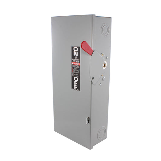 GE Spec-Setter TGN3323 General Duty Non-Fusible Safety Switch, 240 VAC, 100 A, 15/hp Standard Fuse/30 hp Time Delay, 3 Poles