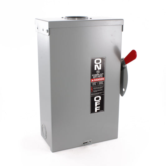 GE Spec-Setter TGN3323R General Duty Non-Fusible Safety Switch, 240 VAC, 100 A, 15/hp Standard Fuse/30 hp Time Delay, 3 Poles