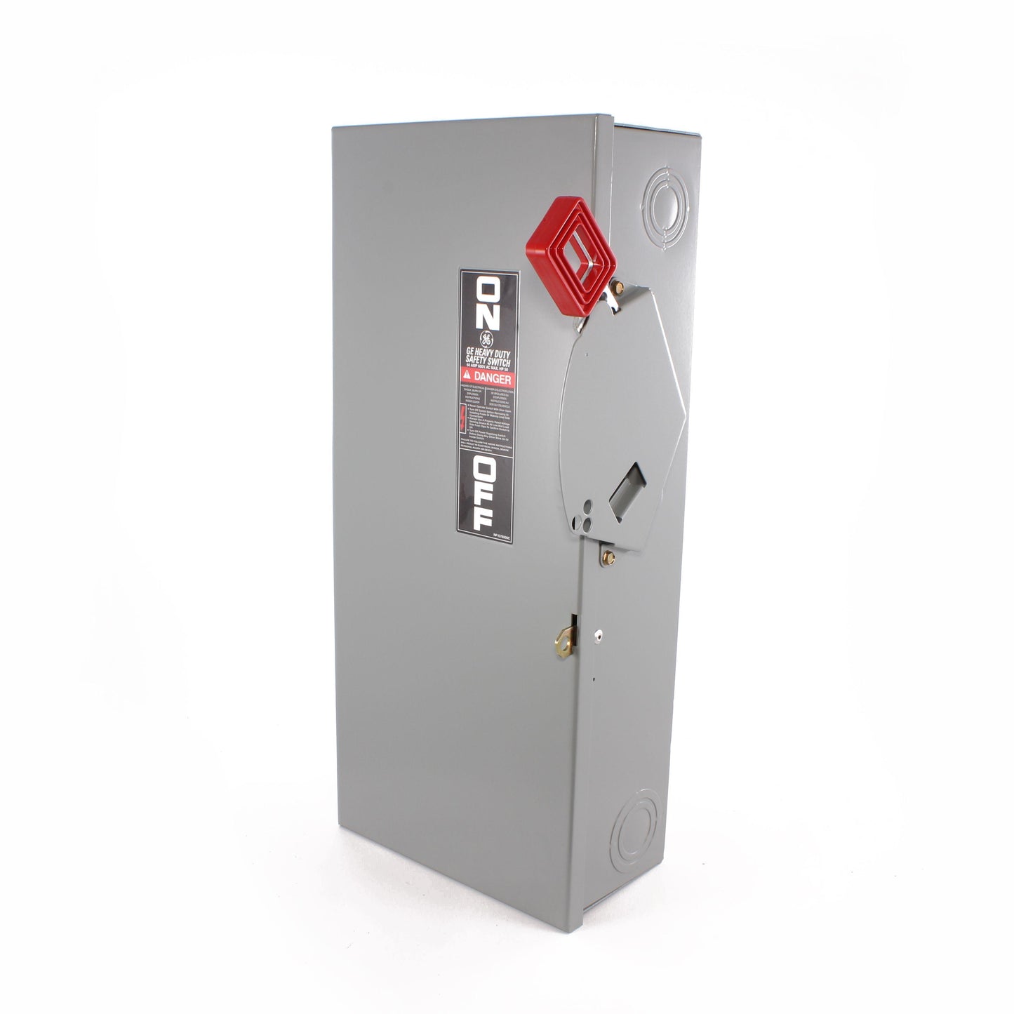 GE Spec-Setter TH3362 TH Series Fusible Heavy Duty Safety Switch, 600 VAC, 60 A, 15 hp Standard Fuse/50 hp Time Delay, 3 Poles