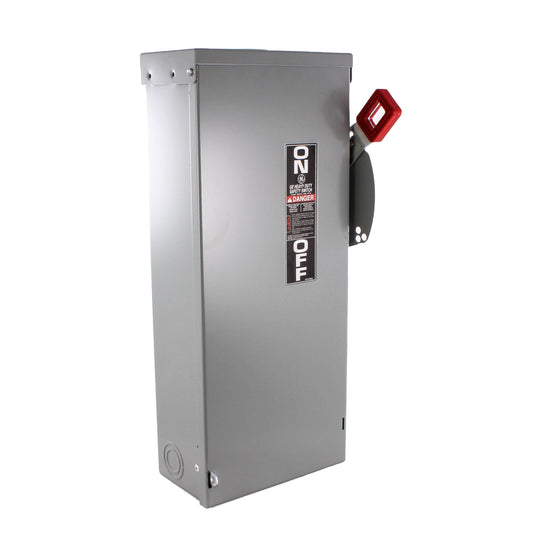 GE Spec-Setter TH3362R TH Series Fusible Heavy Duty Safety Switch, 600 VAC, 60 A, 15 hp Standard Fuse/50 hp Time Delay, 3 Poles