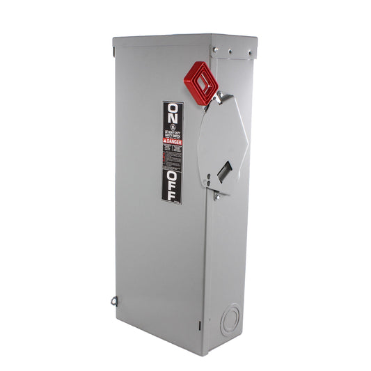 GE Spec-Setter TH3362R TH Series Fusible Heavy Duty Safety Switch, 600 VAC, 60 A, 15 hp Standard Fuse/50 hp Time Delay, 3 Poles