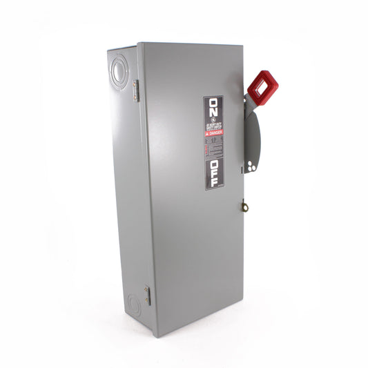 GE Spec-Setter TH3362 TH Series Fusible Heavy Duty Safety Switch, 600 VAC, 60 A, 15 hp Standard Fuse/50 hp Time Delay, 3 Poles