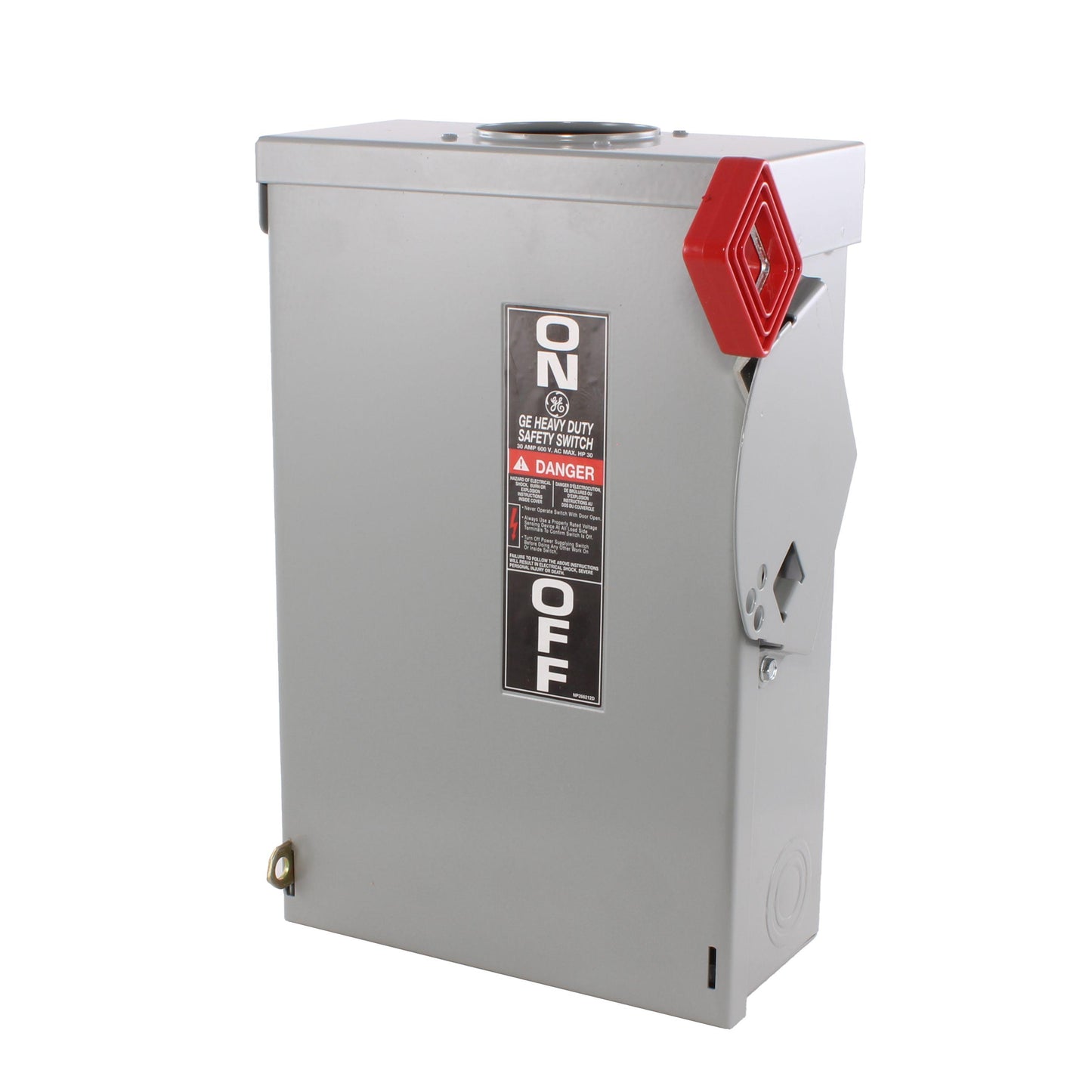 GE Spec-Setter THN3361R Heavy Duty Non-Fusible Safety Switch, 600 VAC, 30 A, 30 hp, 3 Poles
