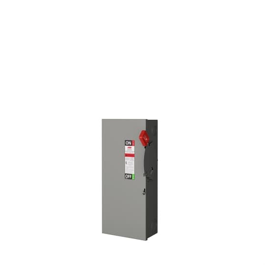 GE Spec-Setter THN3361R Heavy Duty Non-Fusible Safety Switch, 600 VAC, 30 A, 30 hp, 3 Poles
