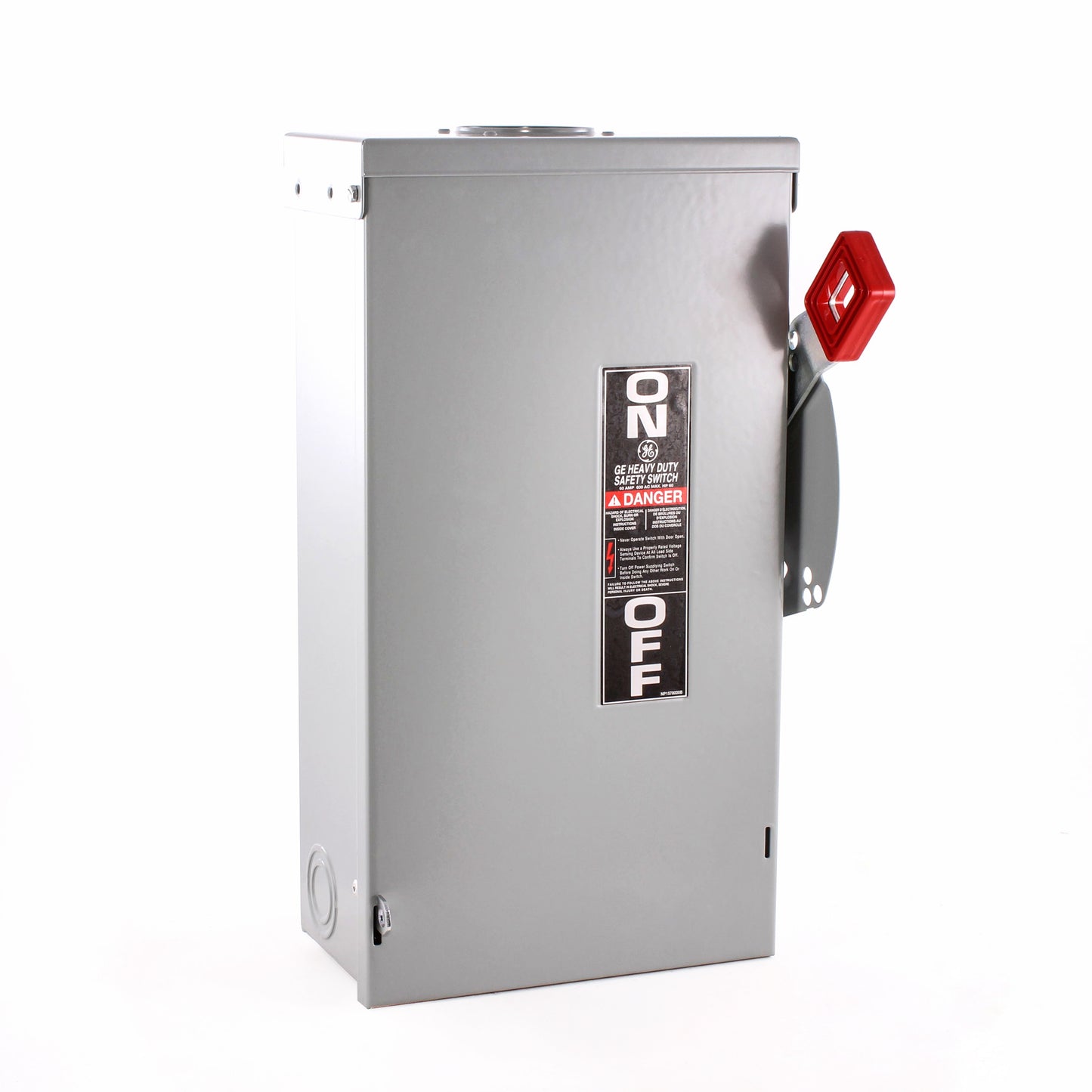 GE Spec-Setter THN3362R Heavy Duty Non-Fusible Safety Switch, 600 VAC, 60 A, 60 hp, 3 Poles