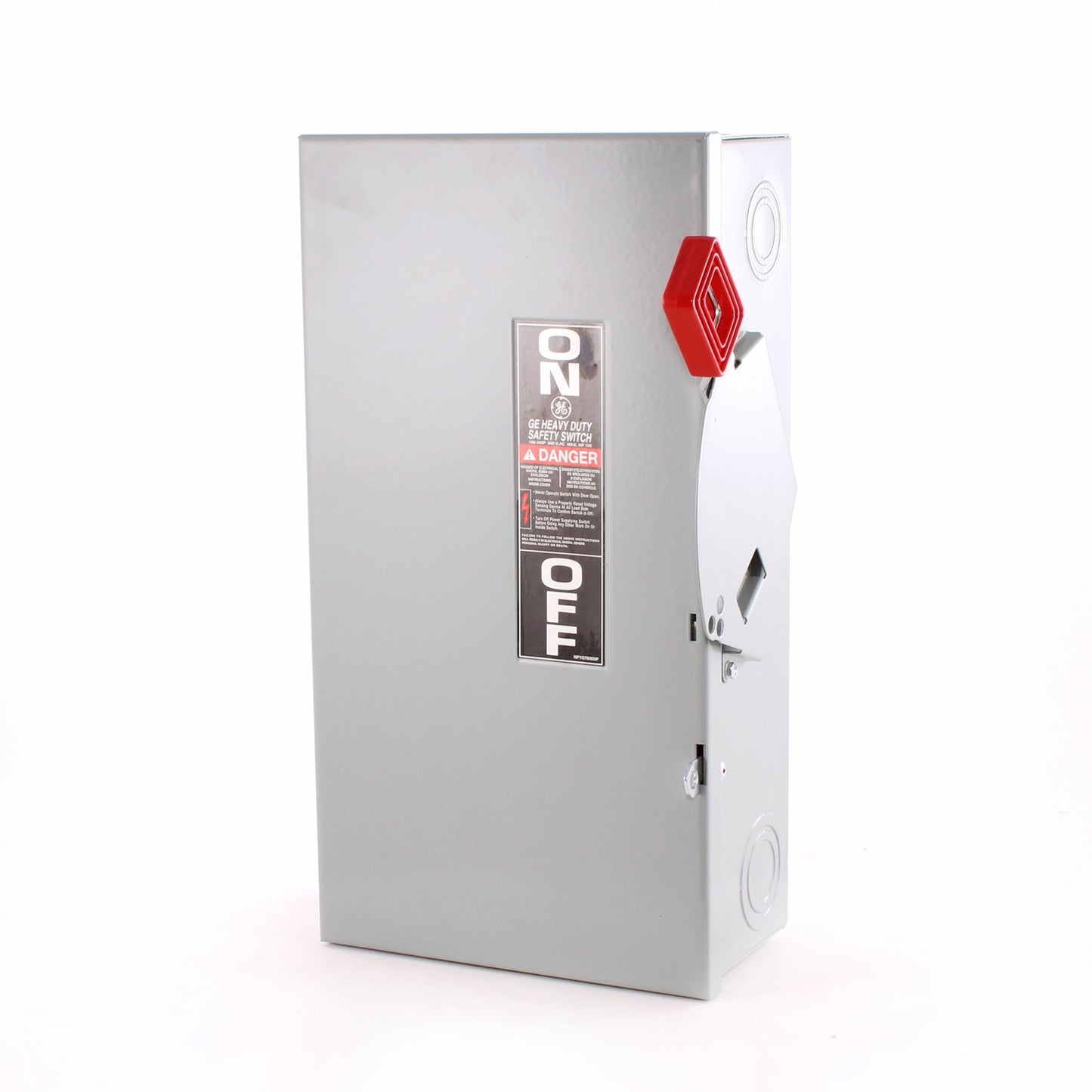 GE Spec-Setter THN3363 Heavy Duty Non-Fusible Safety Switch, 600 VAC, 100 A, 100 hp, 3 Poles