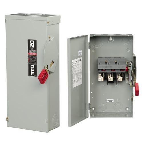 GE Spec-Setter THN3364 Heavy Duty Non-Fusible Safety Switch, 600 VAC, 200 A, 150 hp, 3 Poles