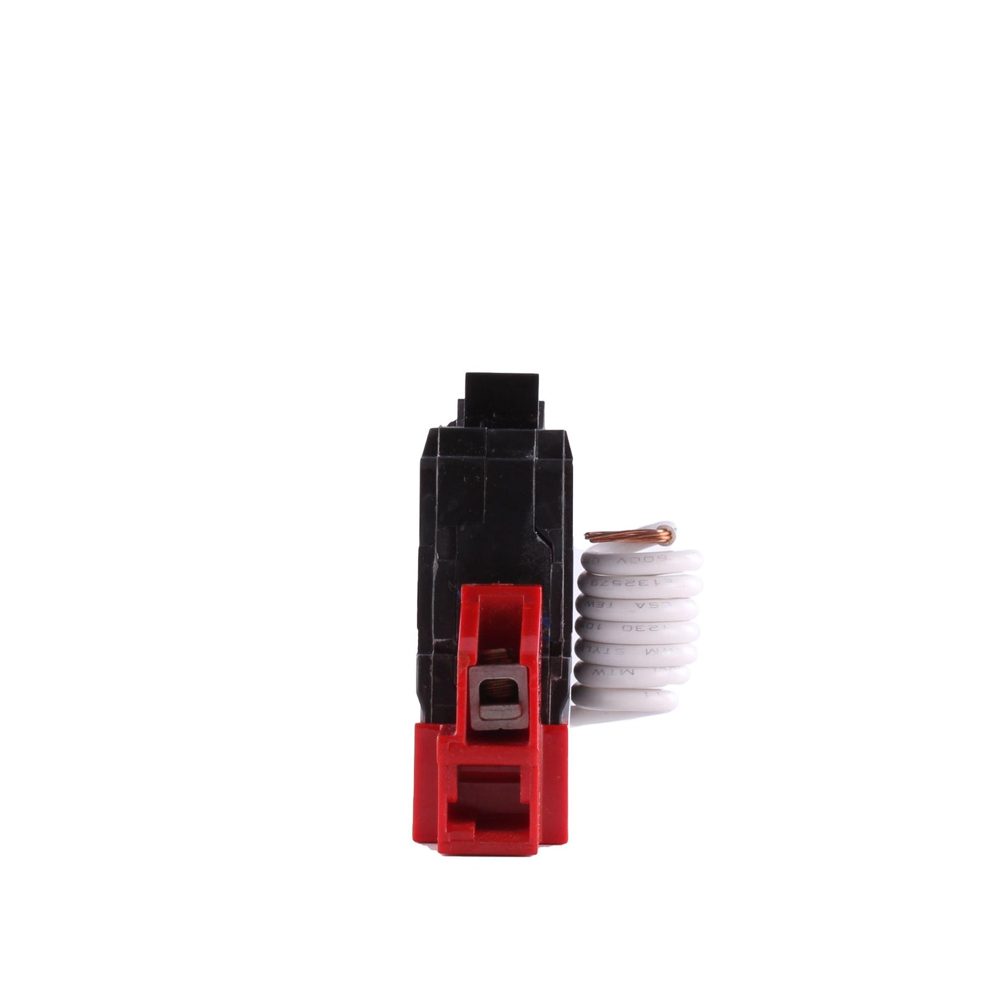 GE Q-Line® THQL1120GFT Type THQL Model 3 Self-Test Ground Fault Circuit Breaker, 120 VAC, 20 A, 10 kA Interrupt, 1 Pole, Non-Interchangeable/LIG Trip