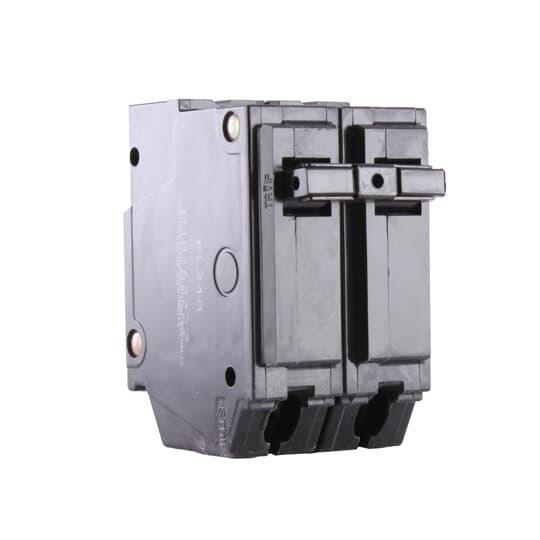 GE Q-Line® THQL2140 Type THQL Molded Case Circuit Breaker, 120/240 VAC, 40 A, 10 kA Interrupt, 2 Poles, LI/Non-Interchangeable Thermal Magnetic Trip