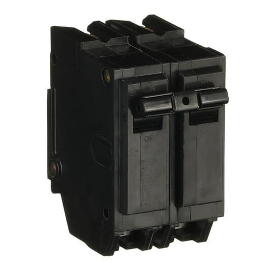 GE Q-Line® THQL2170 Type THQL Compact Molded Case Circuit Breaker, 120/240 VAC, 70 A, 10 kA Interrupt, 2 Poles, Non-Interchangeable Thermal Magnetic/LI Trip