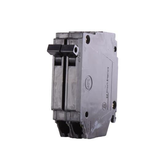 GE Q-Line® THQP230 Type THQP Molded Case Circuit Breaker, 120/240 VAC, 30 A, 10 kA Interrupt, 2 Poles, LI/Non-Interchangeable Thermal Magnetic Trip