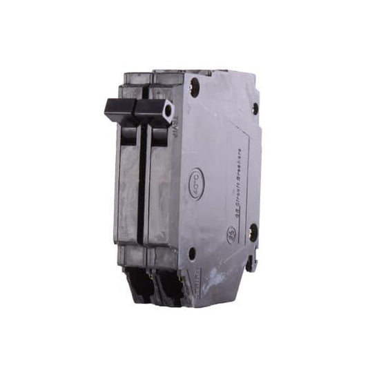 GE Q-Line® THQP230 Type THQP Molded Case Circuit Breaker, 120/240 VAC, 30 A, 10 kA Interrupt, 2 Poles, LI/Non-Interchangeable Thermal Magnetic Trip