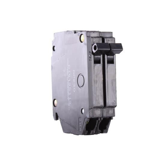 GE Q-Line® THQP230 Type THQP Molded Case Circuit Breaker, 120/240 VAC, 30 A, 10 kA Interrupt, 2 Poles, LI/Non-Interchangeable Thermal Magnetic Trip
