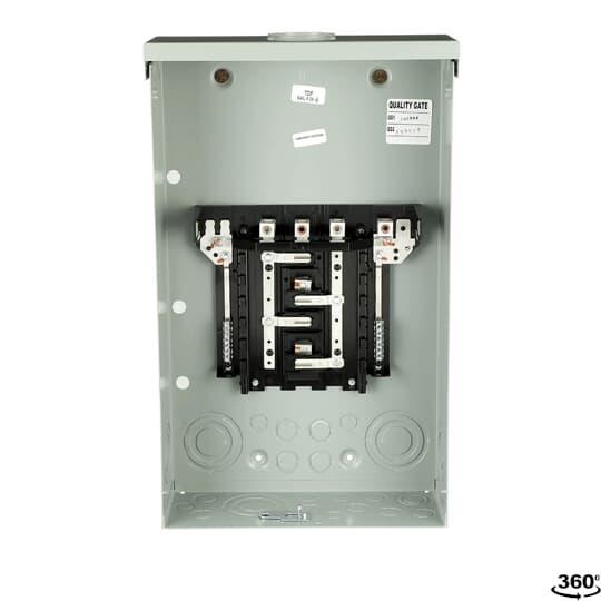 GE PowerMark Plus Industrial Solutions TL12412R 3-Phase Standard Main Lug Loadcenter, 208Y/120 VAC, 125 A, 22 kA Interrupt