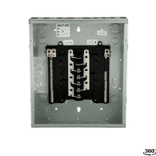 GE PowerMark Gold TLM1212CCU 1-Phase Combination Standard Convertible Load Center, 120/240 VAC, 125 A, 65 kA Interrupt