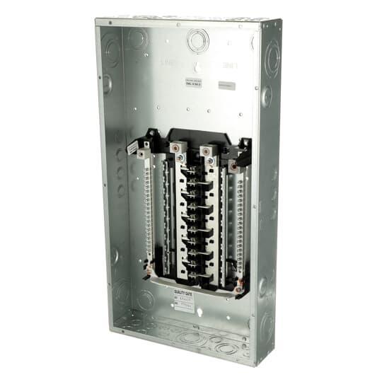 GE PowerMark Gold Industrial Solutions TLM2020CCU 1-Phase Standard Convertible Main Lug Loadcenter, 120/240 VAC, 200 A, 1 Pole, 22 kA Interrupt