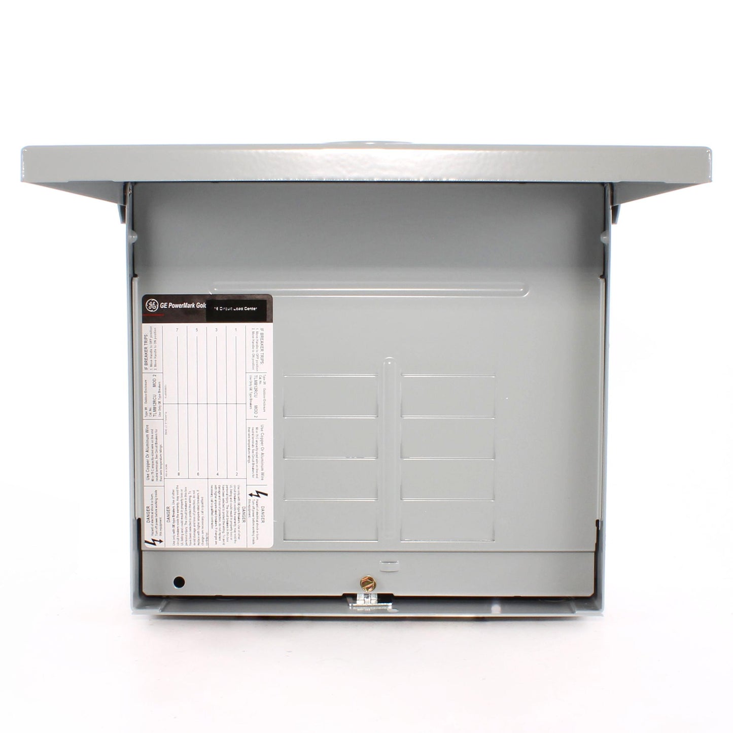 GE PowerMark Gold Industrial Solutions TLM812RCU 1-Phase Standard Convertible Main Lug Loadcenter, 120/240 VAC, 125 A, 1 Pole, 22 kA Interrupt