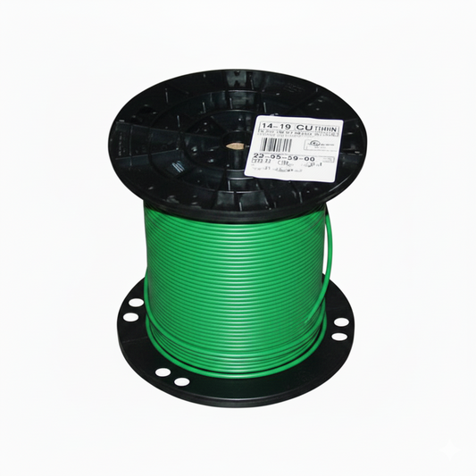 Southwire® THHN/THWN-2 Building Wire, Single Conductor, 10 AWG, 600V, Green