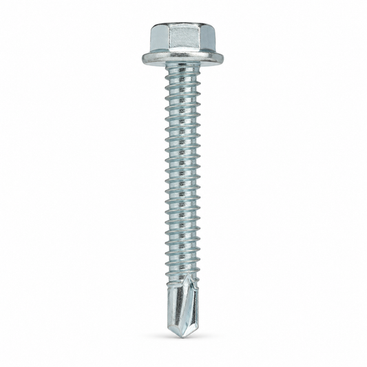 #10 x 1 Self-Drilling Hex Head Screw, Stainless Steel