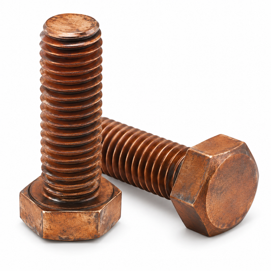 1/2-13 x 1 Hex Cap Screw, Grade 5, Silicon Bronze