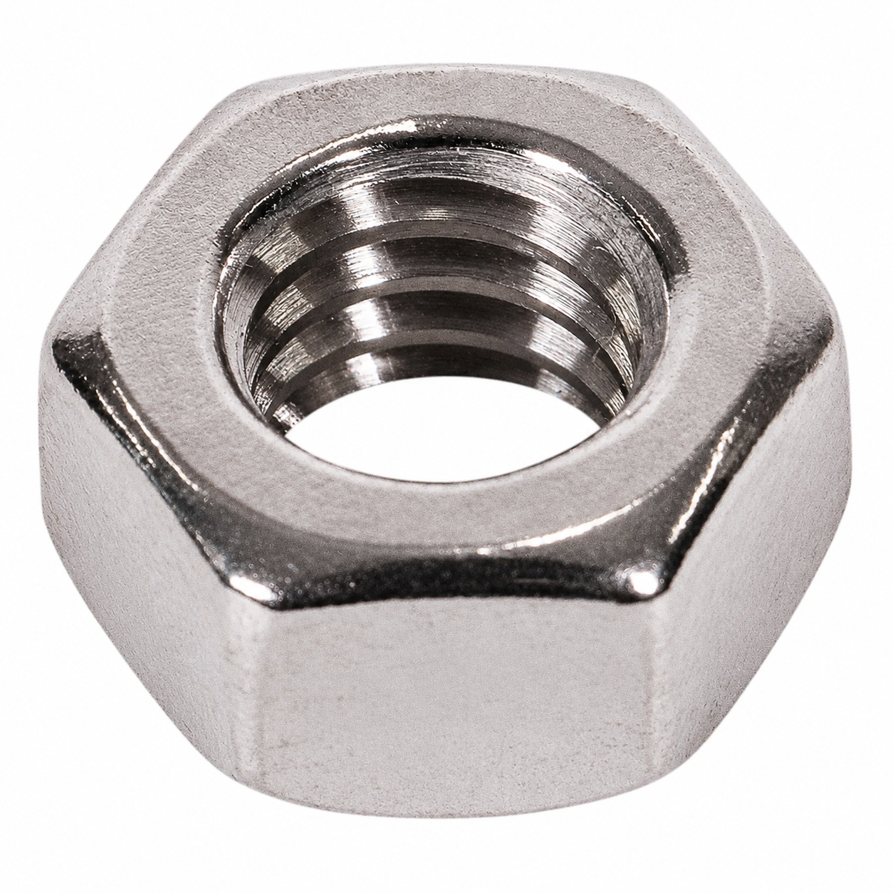 1/2-13 Hex Nut, Stainless Steel 18-8