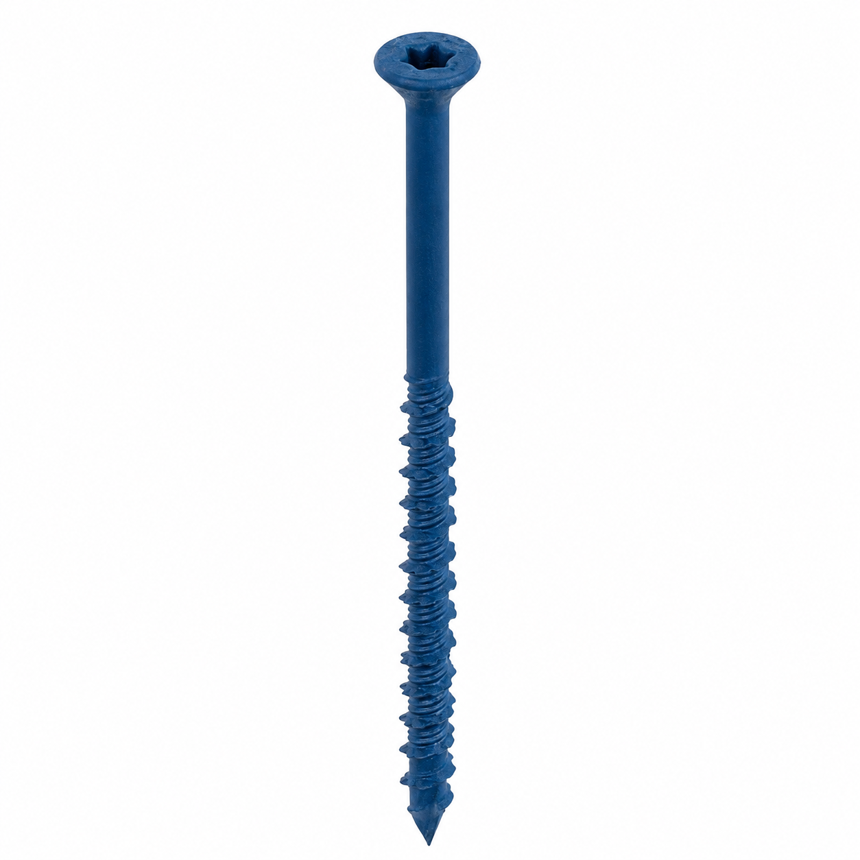 Tapcon® 3/16 x 1-1/4 Flat Head Concrete Screw, Blue