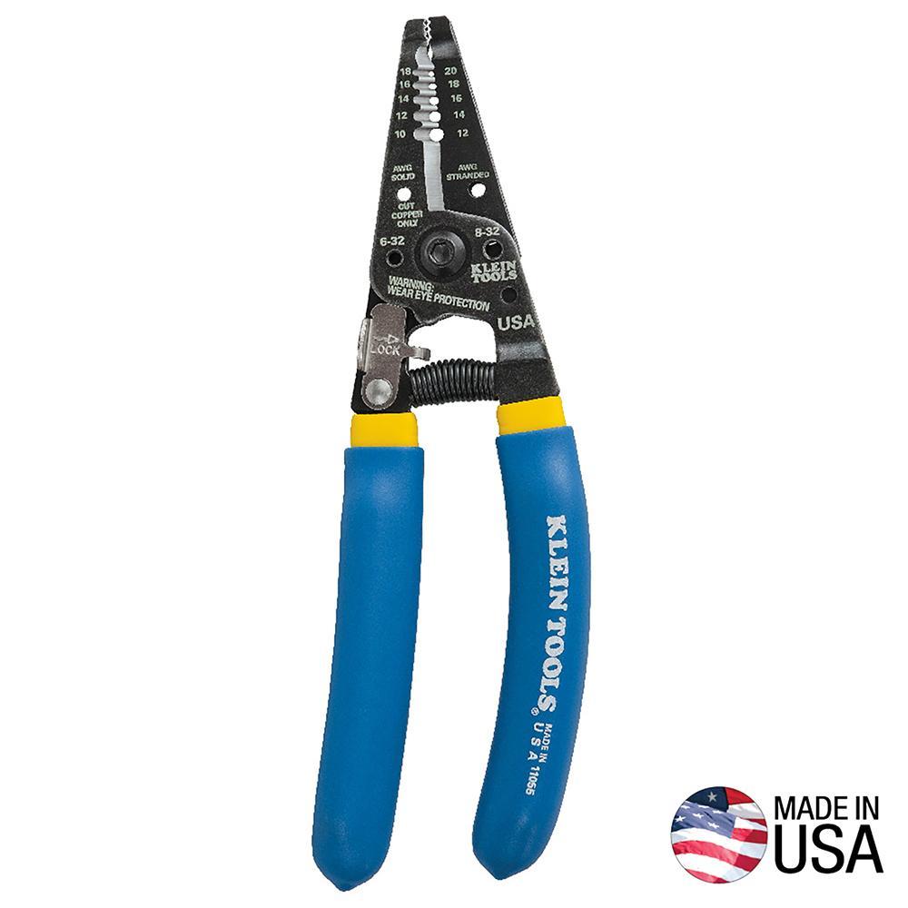 Klein® 11055 Solid and Stranded Copper Wire Stripper and Cutter