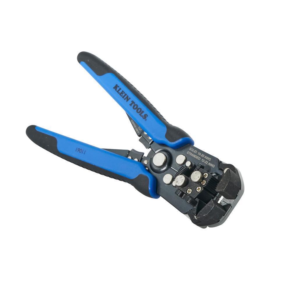 Klein® 11061 Wire Stripper and Cutter, Self-Adjusting