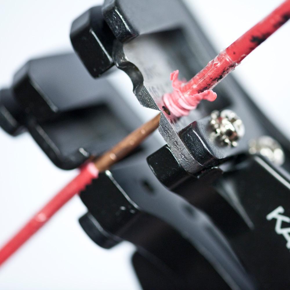 Klein® 11063W Wire Stripper/Cutter, 20 to 8 AWG Solid/Stranded Cable, 6.594 in OAL, Cast Alloy Body