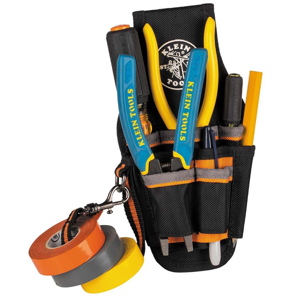 Klein® 5240 Tradesman Pro™ Tool Pouch, 9-Pocket