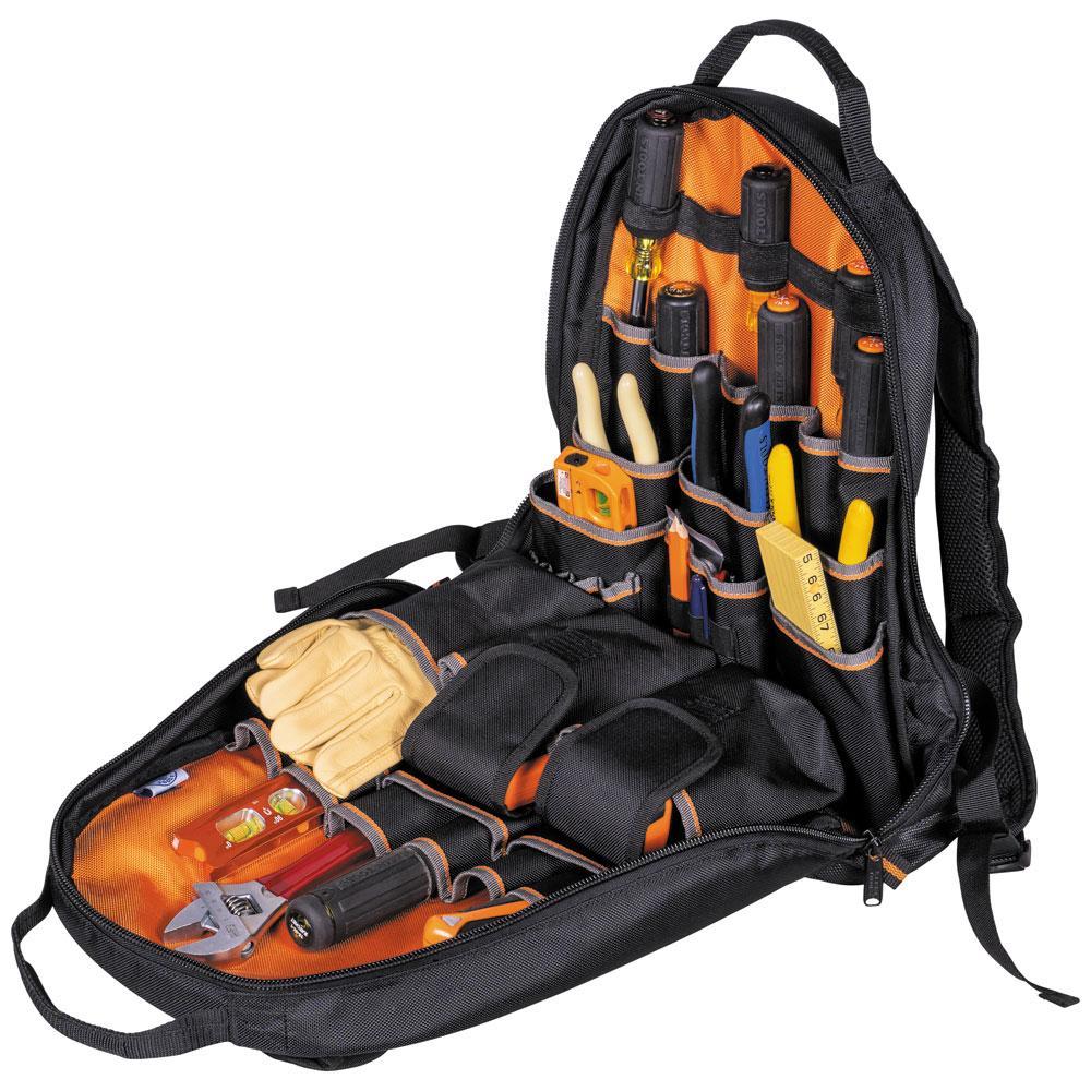 Klein® 55475 Tradesman Pro™ Tool Master Rolling Tool Bag, 19-Pocket, 22-In