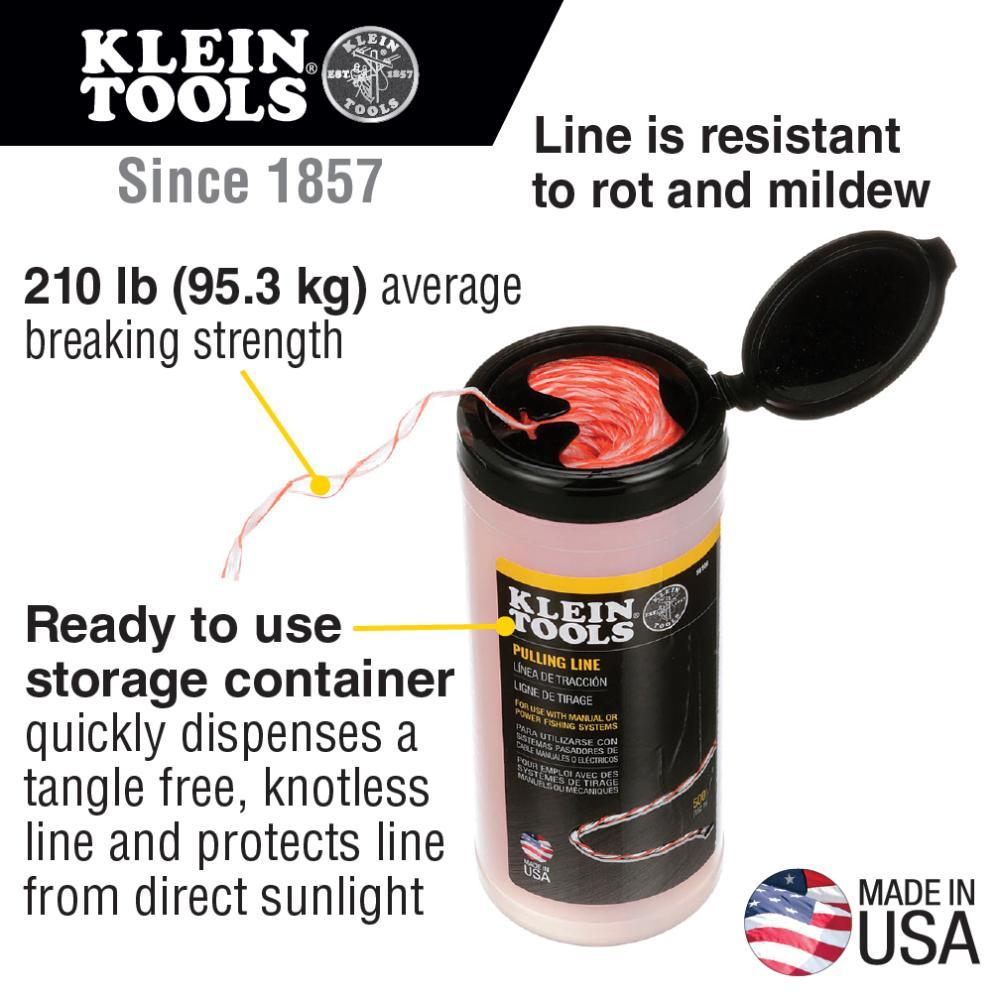 Klein® 56108 Poly Pull Line, 500-Ft