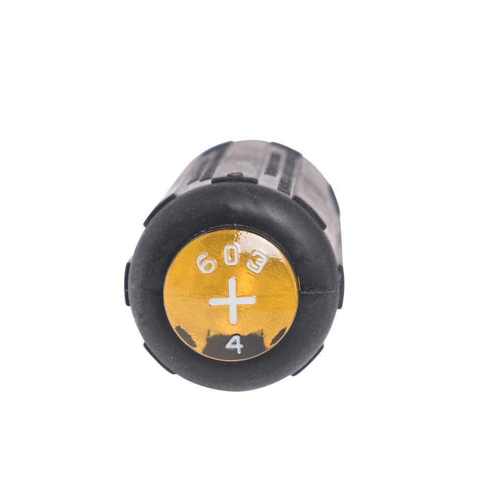 Klein® Cushion-Grip 603-4 Screwdriver, #2 Phillips Point, Steel Shank, 8-1/4 in OAL, Acetate Handle, Polished Chrome, ANSI/ASME Specified